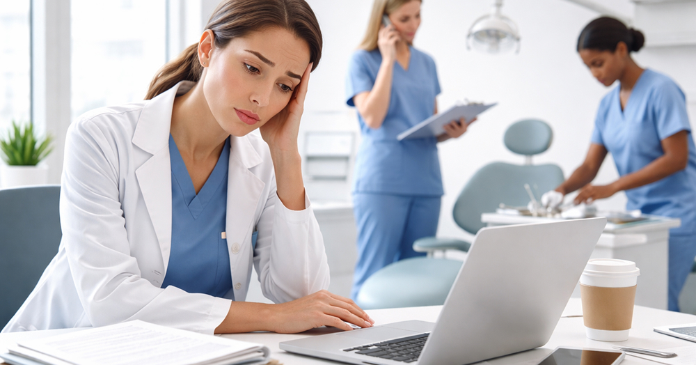 Virtual staffing support for dental practices