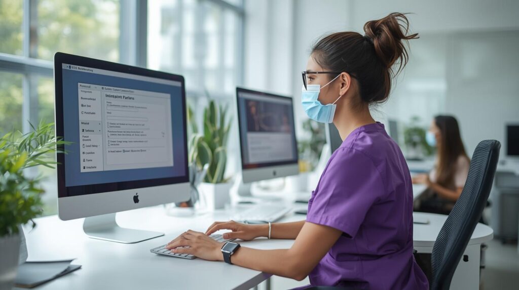 Virtual patient care coordinator for med spas updating patient records and coordinating care using practice software, Staffing For Doctors