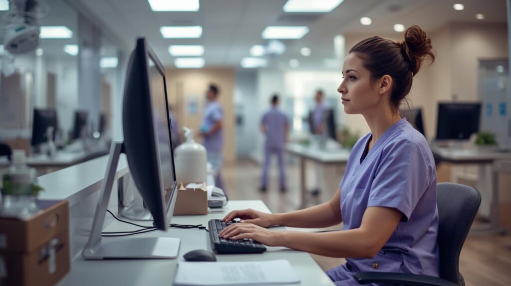 Virtual orthopedic scribe staffing for doctors managing clinical notes