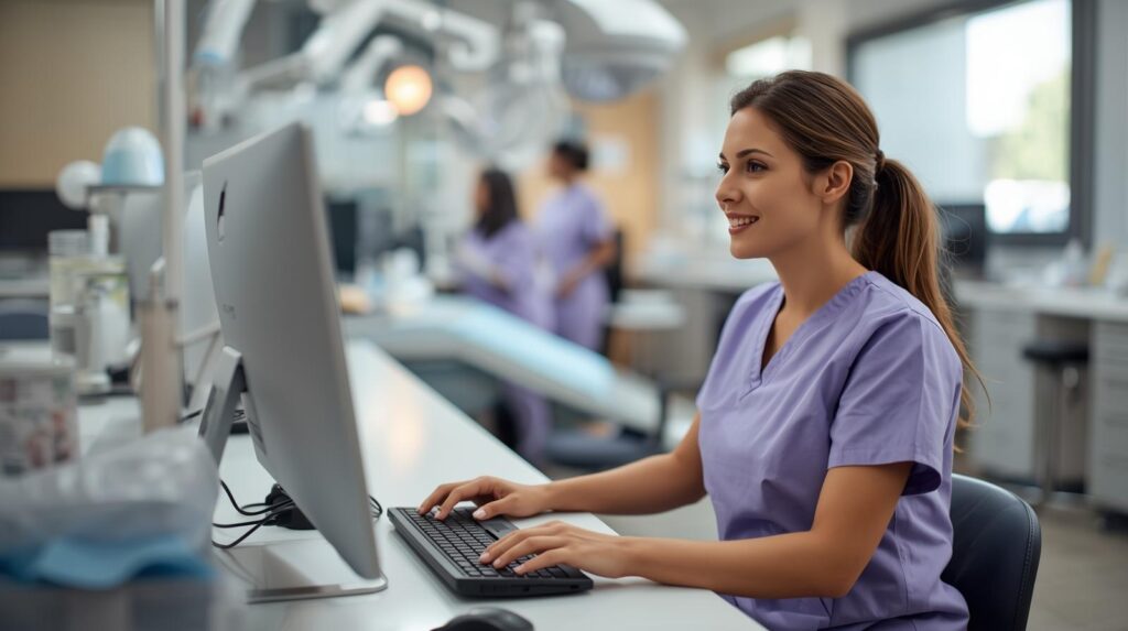 Virtual orthopedic scribe staffing for doctors supporting EHR accuracy