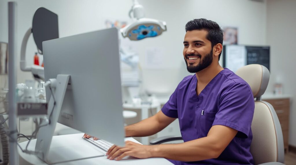 Virtual referral assistant for dental offices handling specialist referrals