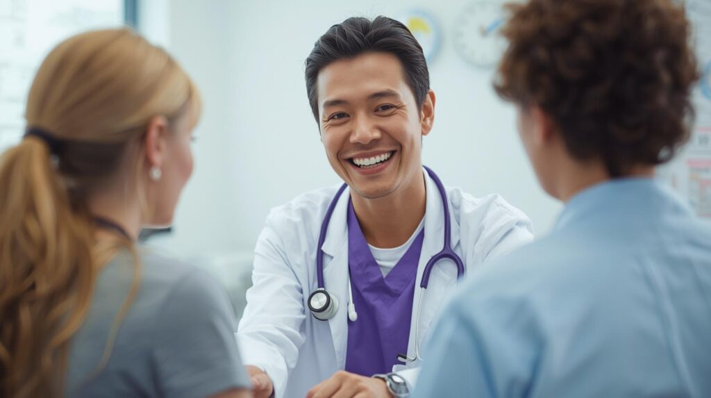 Doctors office focusing on patient care with virtual billing support