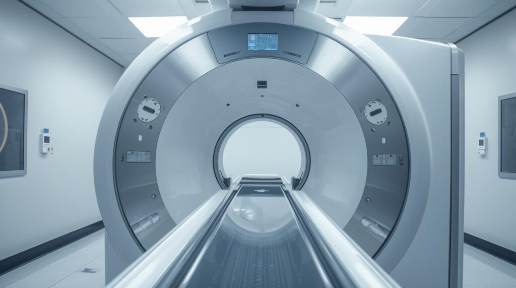 MRI and medical imaging virtual scheduling assistant supporting efficient imaging center operations