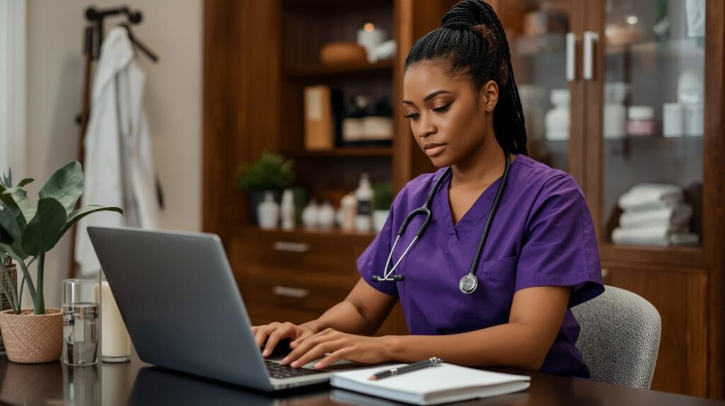 Virtual billing assistants for med spas reviewing billing information and documentation