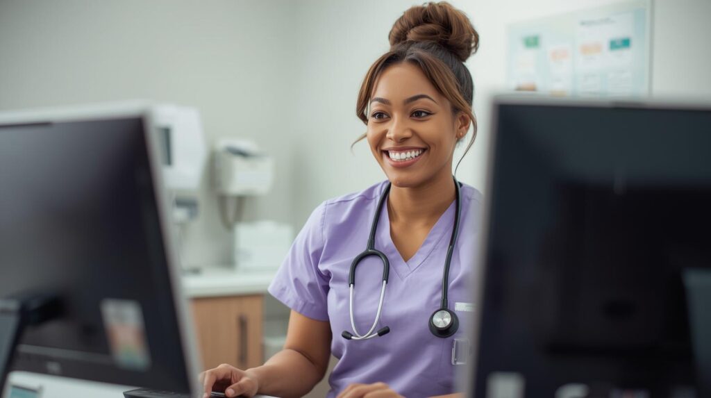 Virtual administrative assistant supporting clinical office operations