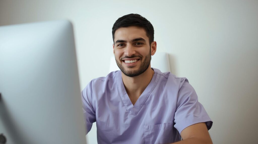 Virtual administrative assistant handling daily tasks for doctors