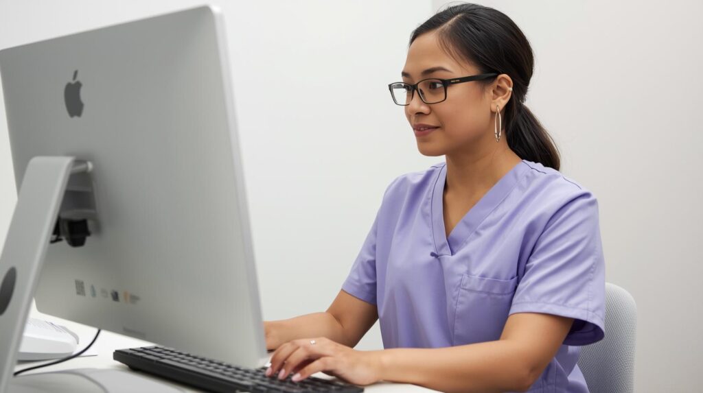 Virtual dental insurance assistant handling billing workflows in a clinical office environment.