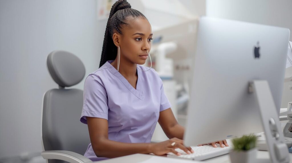 Virtual dental patient care assistant supporting patient care operations for a dental practice