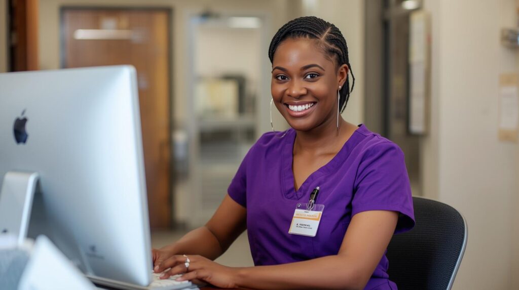 Remote medical billing specialist supporting physician revenue workflows