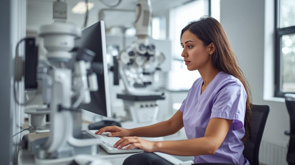 Virtual billing assistants for optometry supporting back office operations