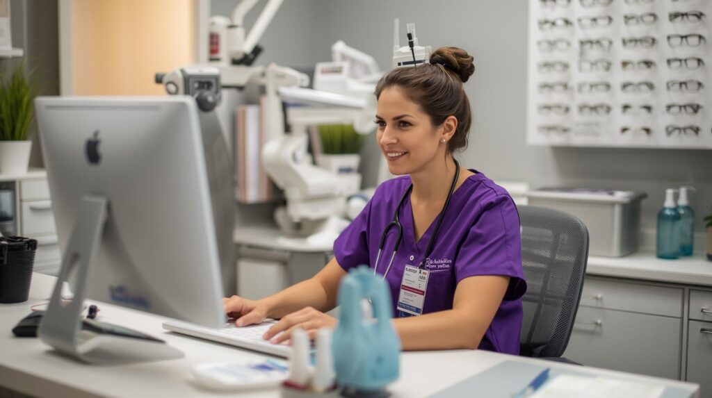 Virtual billing assistants for optometry