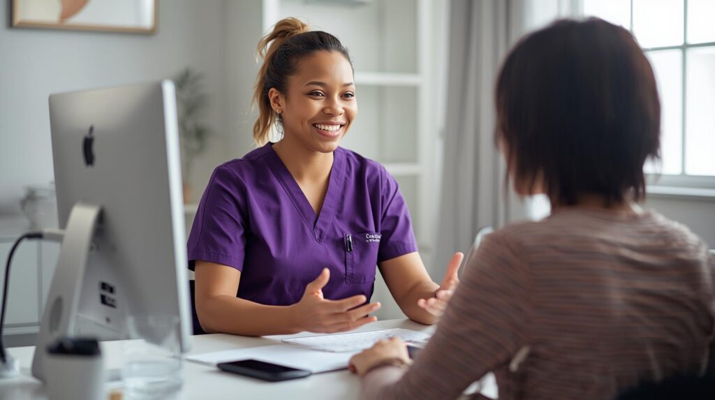 Virtual orthopedic patient care coordinator staffing for doctors assisting new patient onboarding