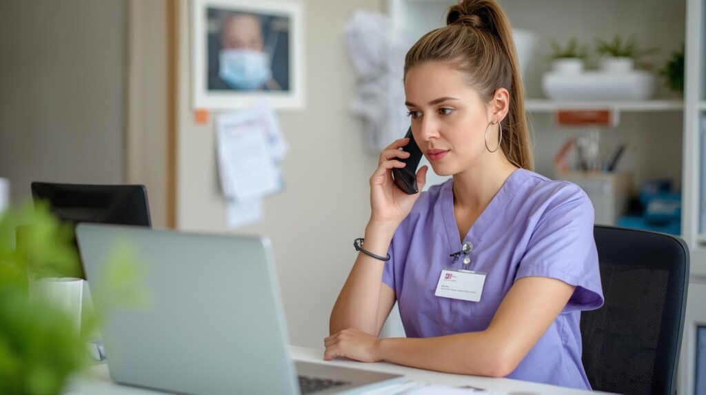 Virtual orthopedic receptionist staffing for doctors supporting patient experience