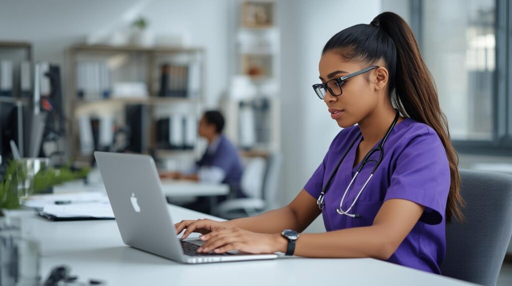 Virtual orthopedic receptionist staffing for doctors managing patient inquiries