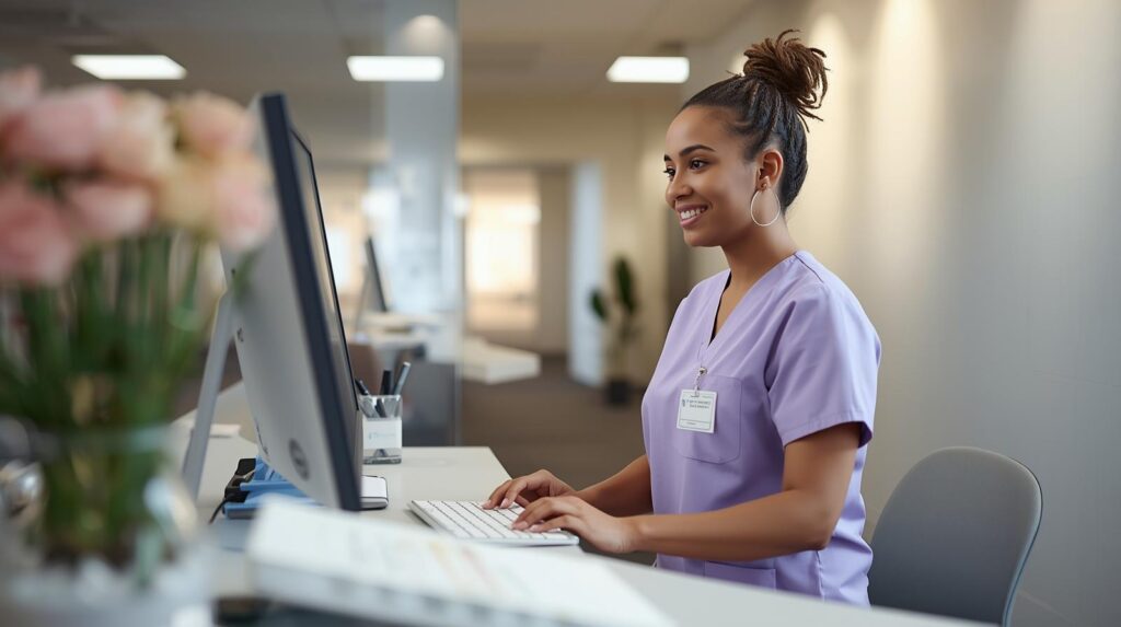 Virtual orthopedic receptionist staffing for doctors handling high call volume