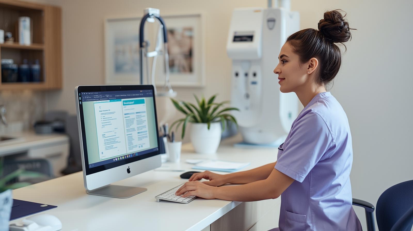 Virtual orthopedic receptionist staffing for doctors scheduling appointments