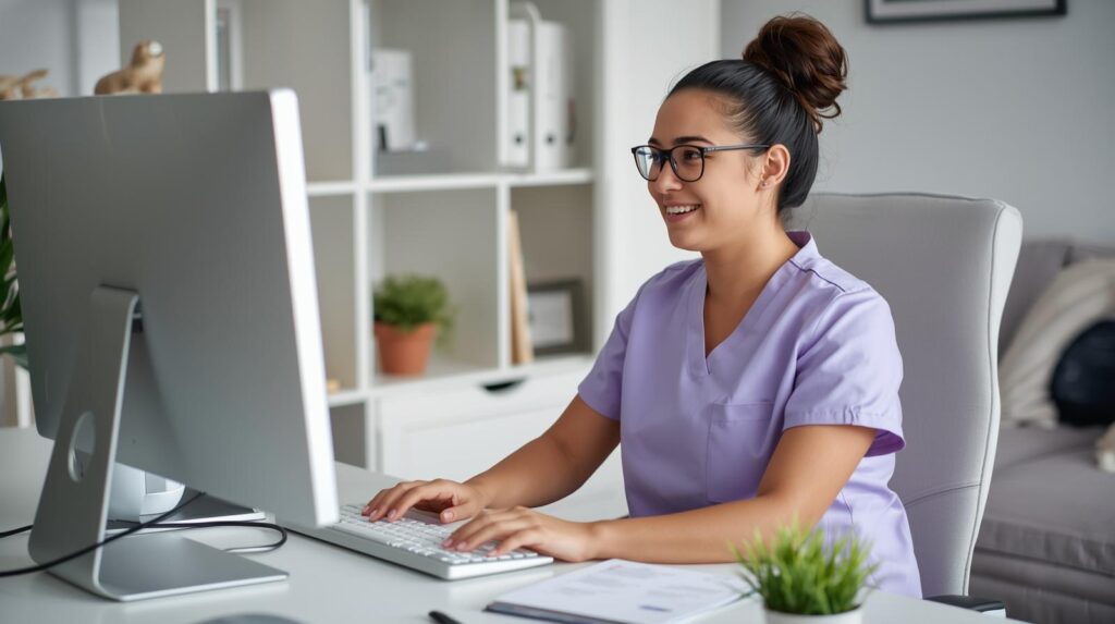 Virtual orthopedic referral coordinator staffing for doctors coordinating imaging referrals