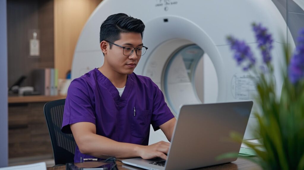 Virtual administrative assistant for MRI and medical imaging centers handling administrative tasks